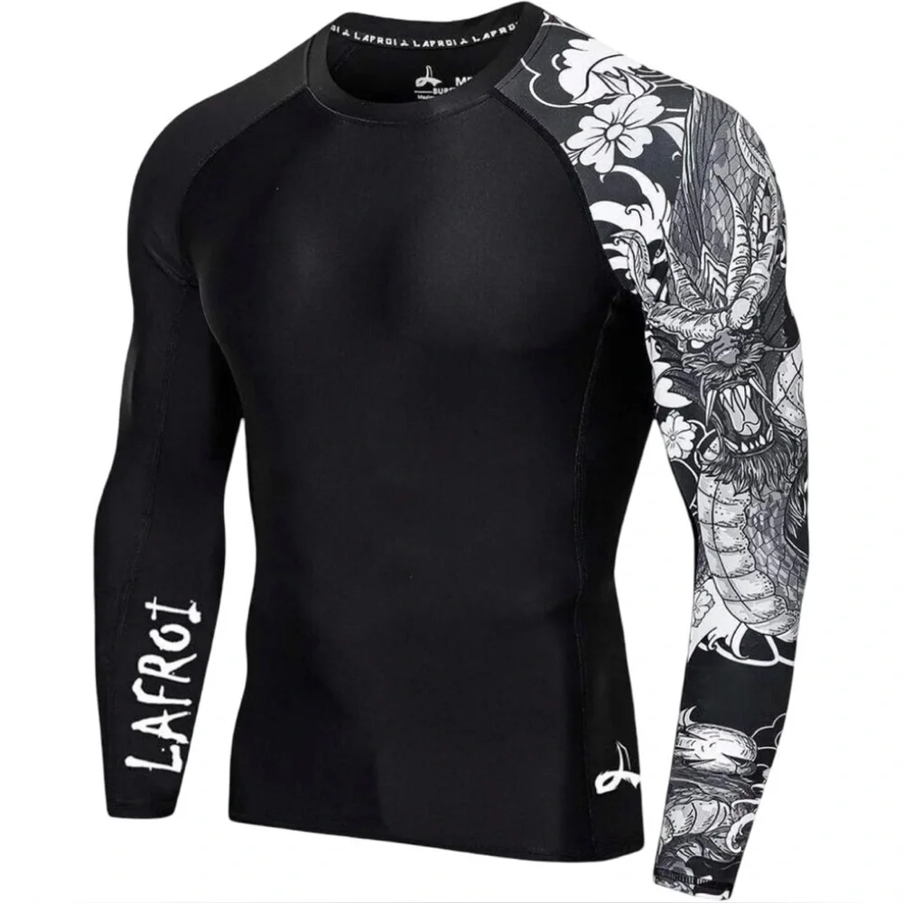 LAFROI Burst Compression Rash Guard | NWT | Medium | UPF 50+